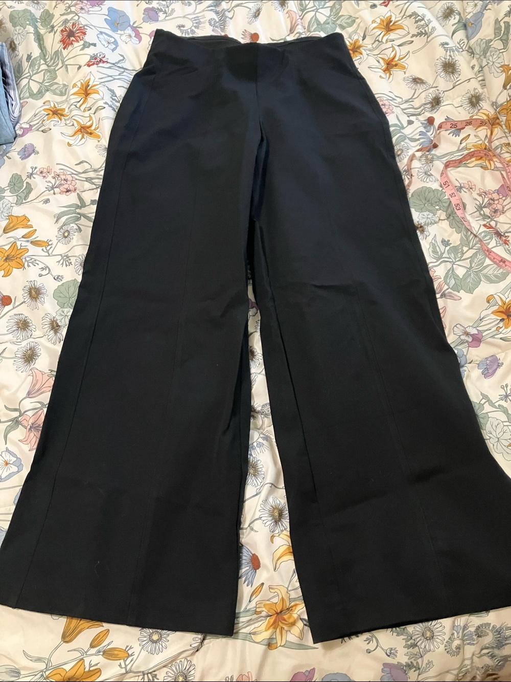 Old Navy Black Wide-Leg Dress Pants